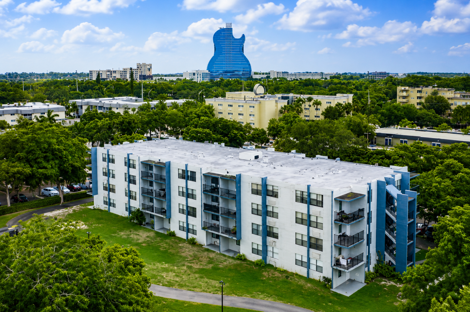 Aerial community view of Emerald Place